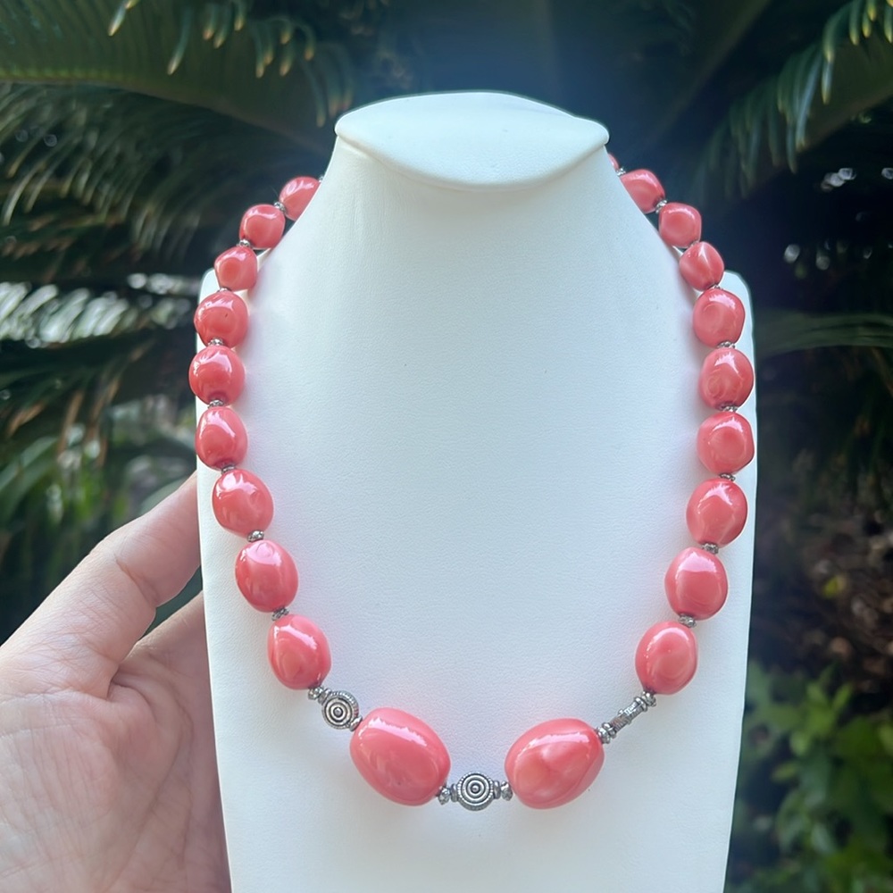 Vintage Coral Necklace